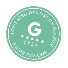 Top rated dentist on Google 175 plus 5 star reviews